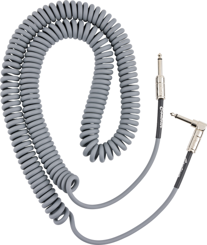 Fender Contour Series Coil Instrument Cable - Inca Silver