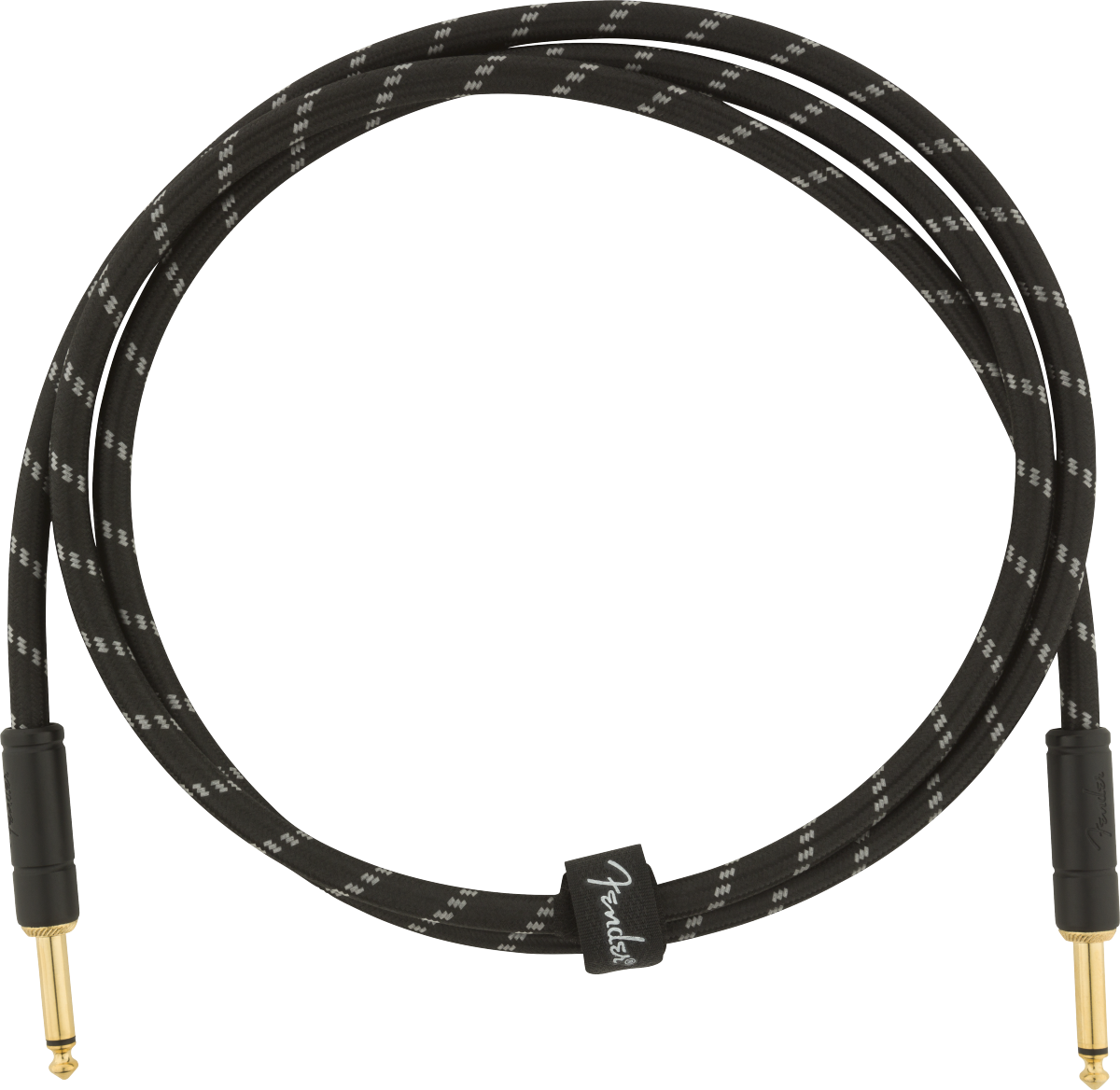Fender Deluxe Series Tweed Instrument Cables - Black Tweed