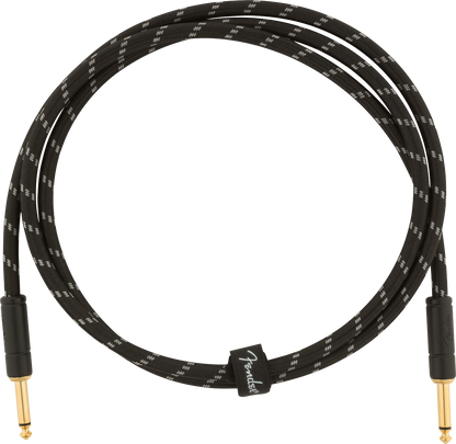 Fender Deluxe Series Tweed Instrument Cables - Black Tweed