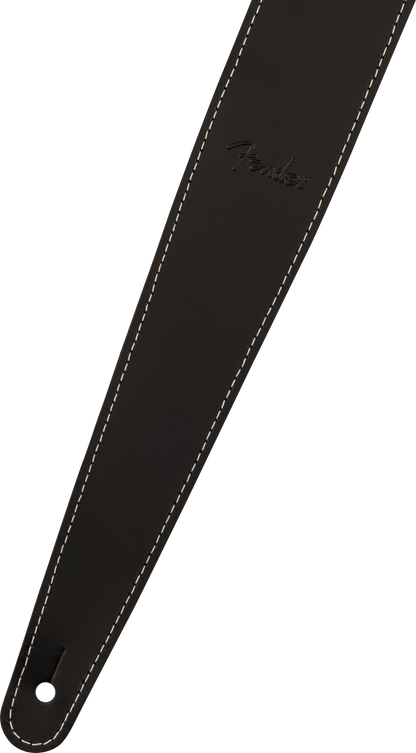Fender Essentials Leather Strap - Black