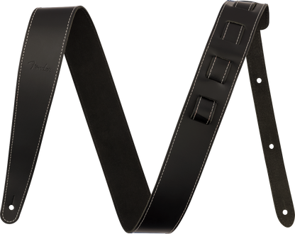 Fender Essentials Leather Strap - Black