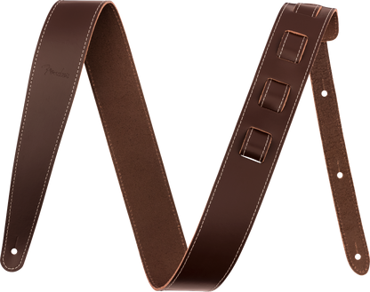 Fender Essentials Leather Strap - Brown