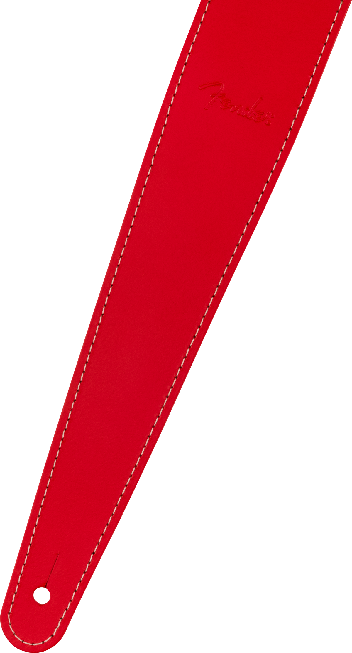 Fender Essentials Leather Strap - Red