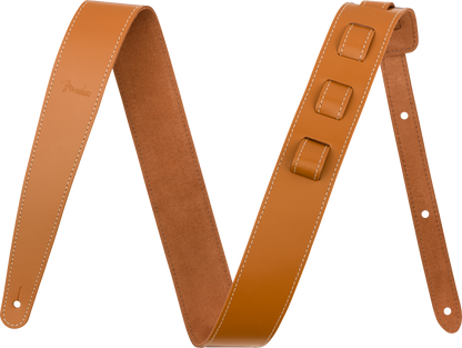 Fender Essentials Leather Strap - Tan