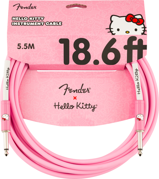 Fender Hello Kitty Original Instrument Cable - Pink