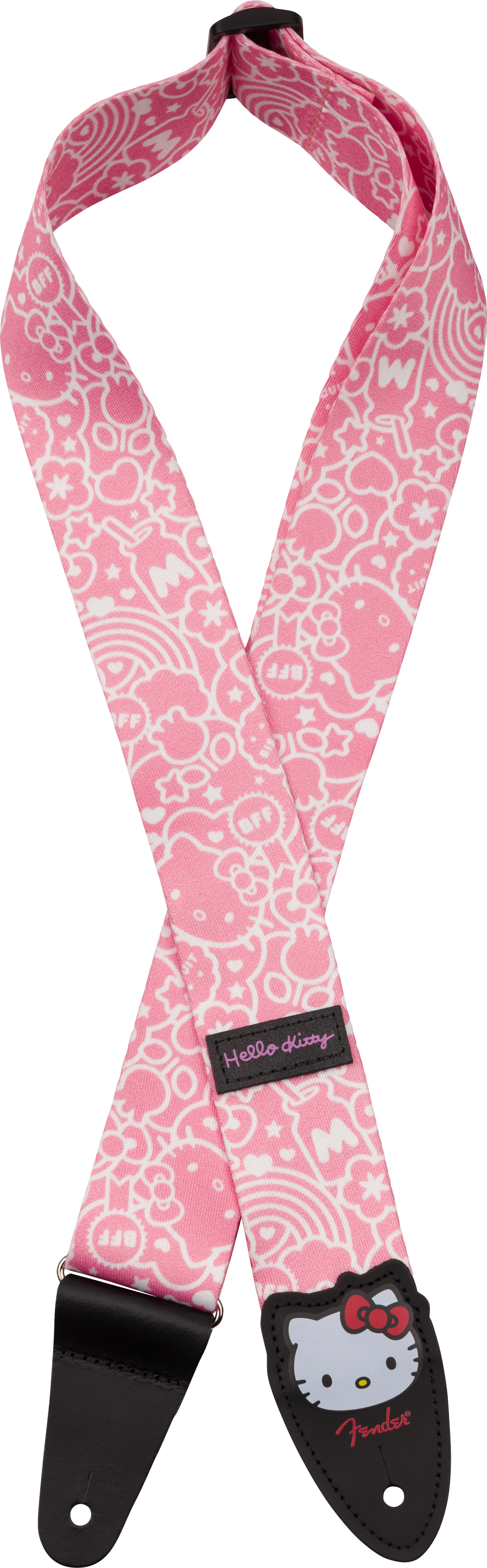 Fender Hello Kitty Poly Guitar Strap - Pink