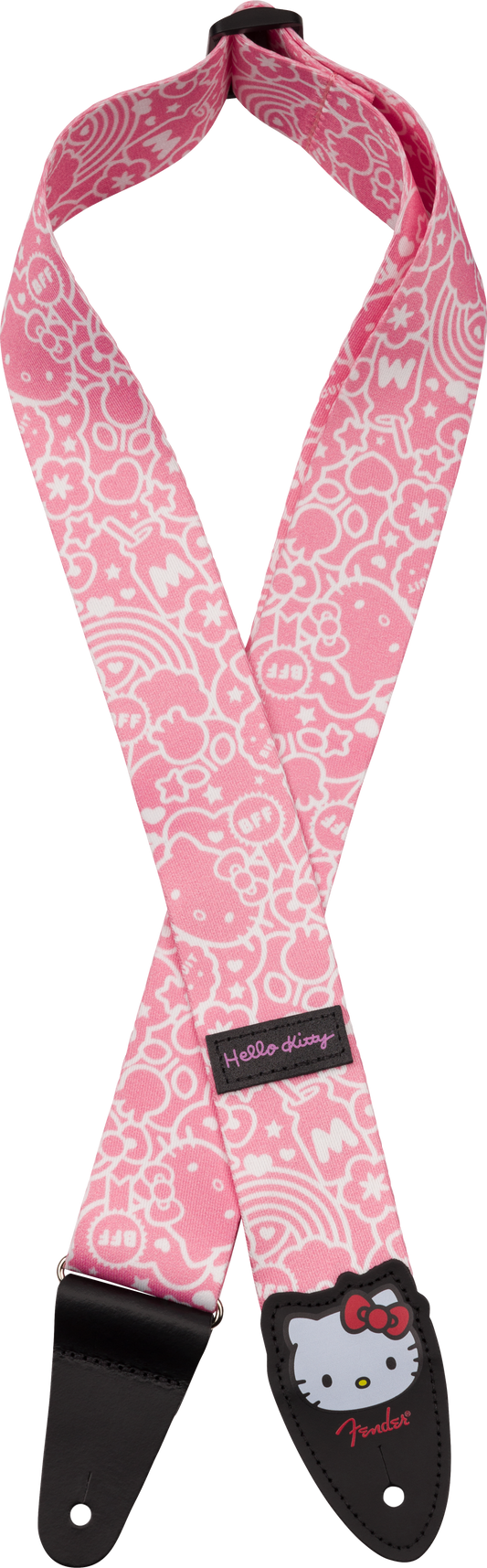 Fender Hello Kitty Poly Guitar Strap - Pink