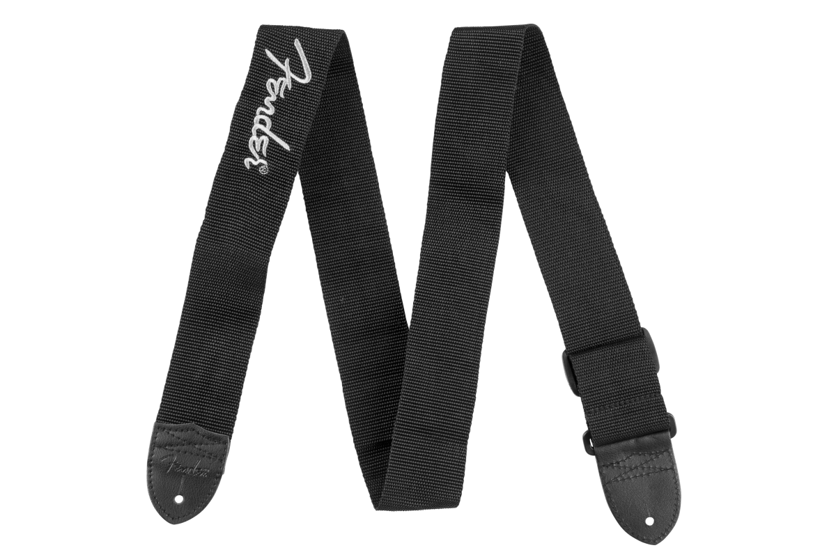 Fender Logo Straps - Black/Grey