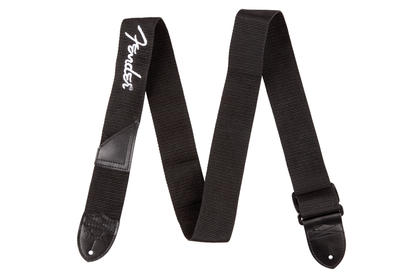 Fender Logo Straps - Black/White