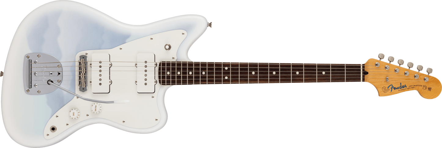 Fender Made in Japan Hybrid II 2026 Collection Misty Satin Jazzmaster Electric Guitar - Blue Mist