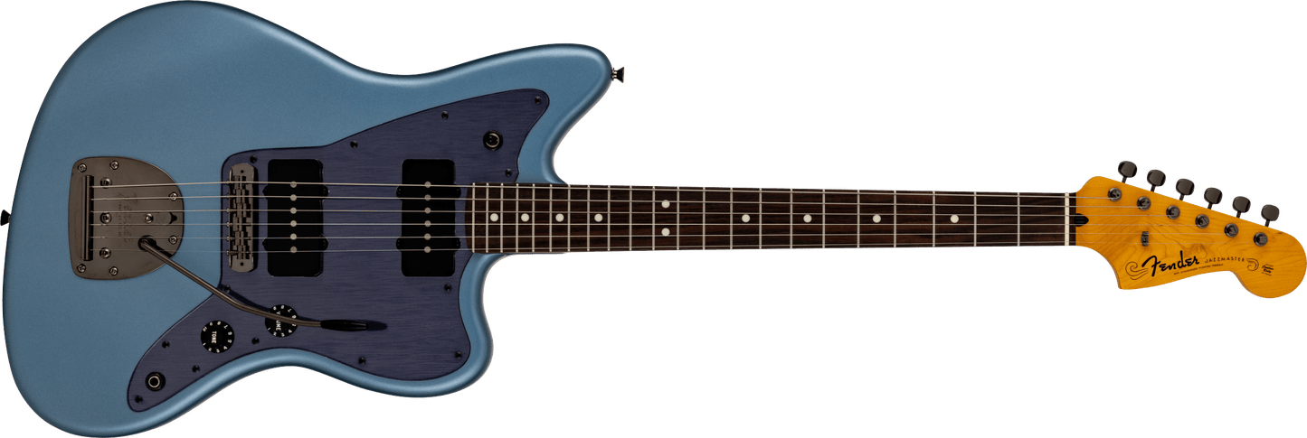 Fender Made in Japan Hybrid II 2026 Collection Satin Metallic Jazzmaster Electric Guitar - Matte Aero Blue
