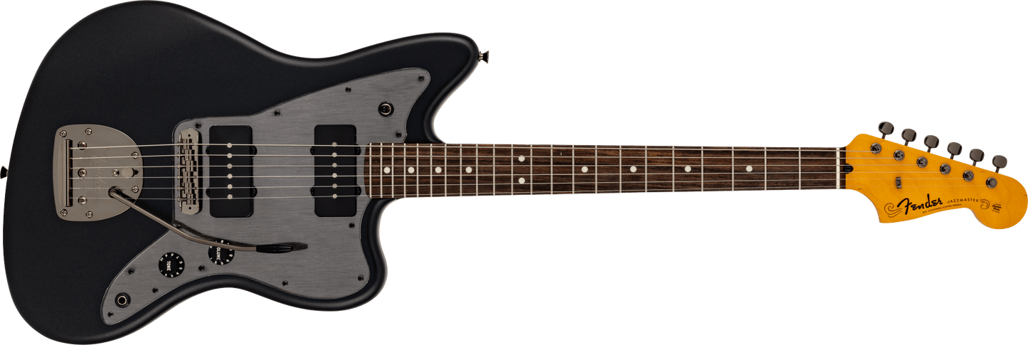 Fender Made in Japan Hybrid II 2026 Collection Satin Metallic Jazzmaster Electric Guitar - Matte Phantom Black