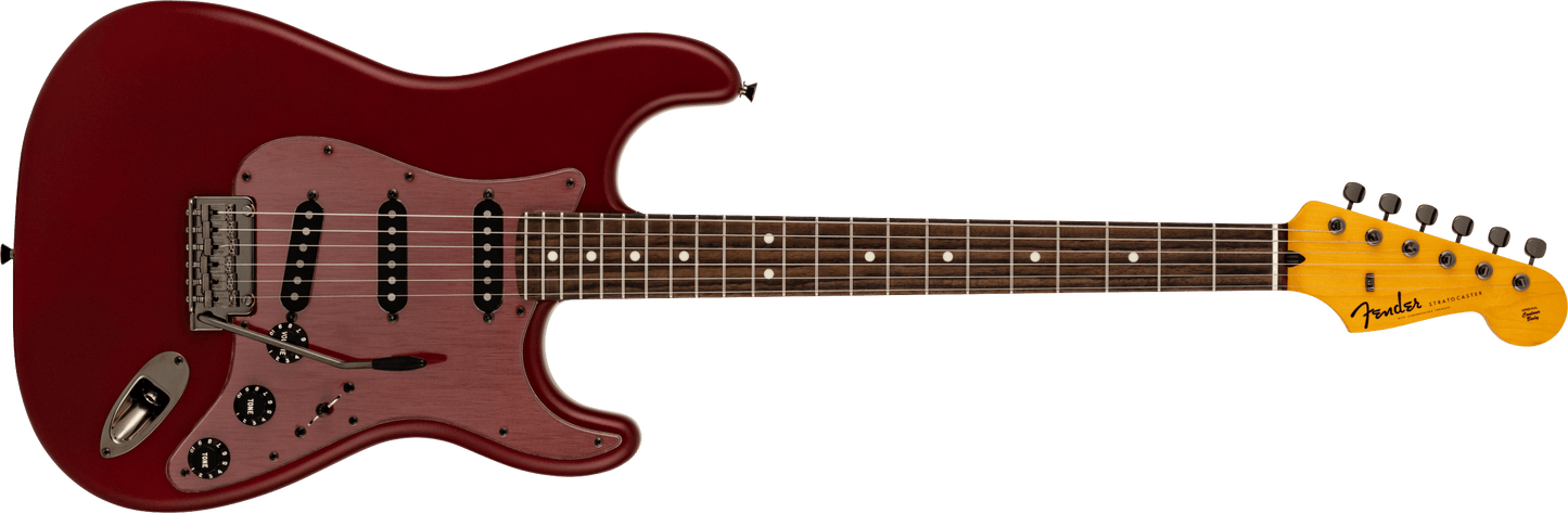 Fender Made in Japan Hybrid II 2026 Collection Stratocaster Satin Metallic Electric Guitar - Matte Inferno Red