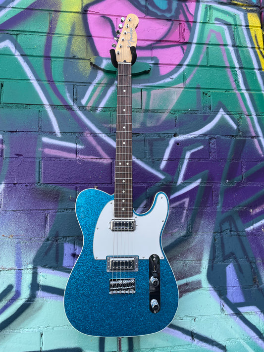 Fender Made in Japan Limited Sparkle Telecaster Electric Guitar - Blue