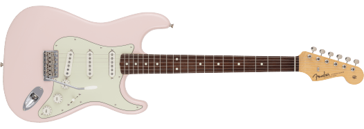 Fender Made in Japan Traditional '60s Stratocaster Electric Guitar - Shell Pink