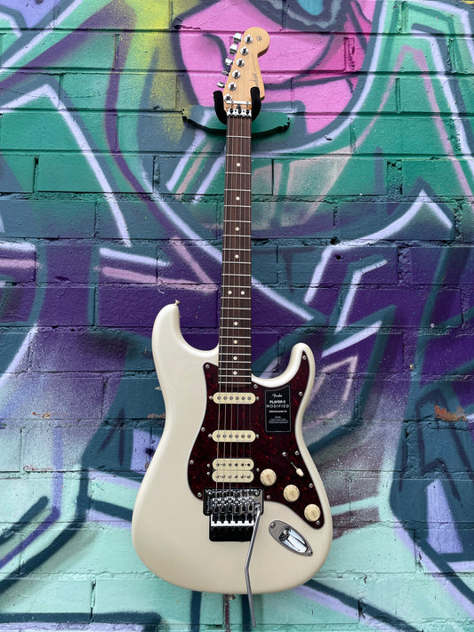 Fender Player II Modified Stratocaster HSS Floyd Rose Electric Guitar - Olympic Pearl