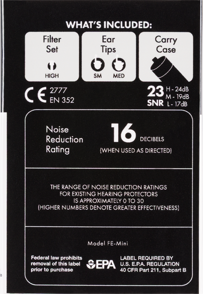 Fender Professional Hi-Fi Ear Plugs
