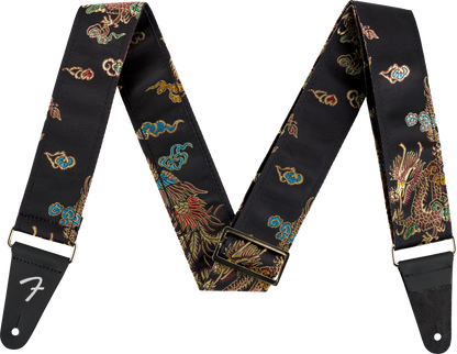 Fender Satin Dragon Strap - Black