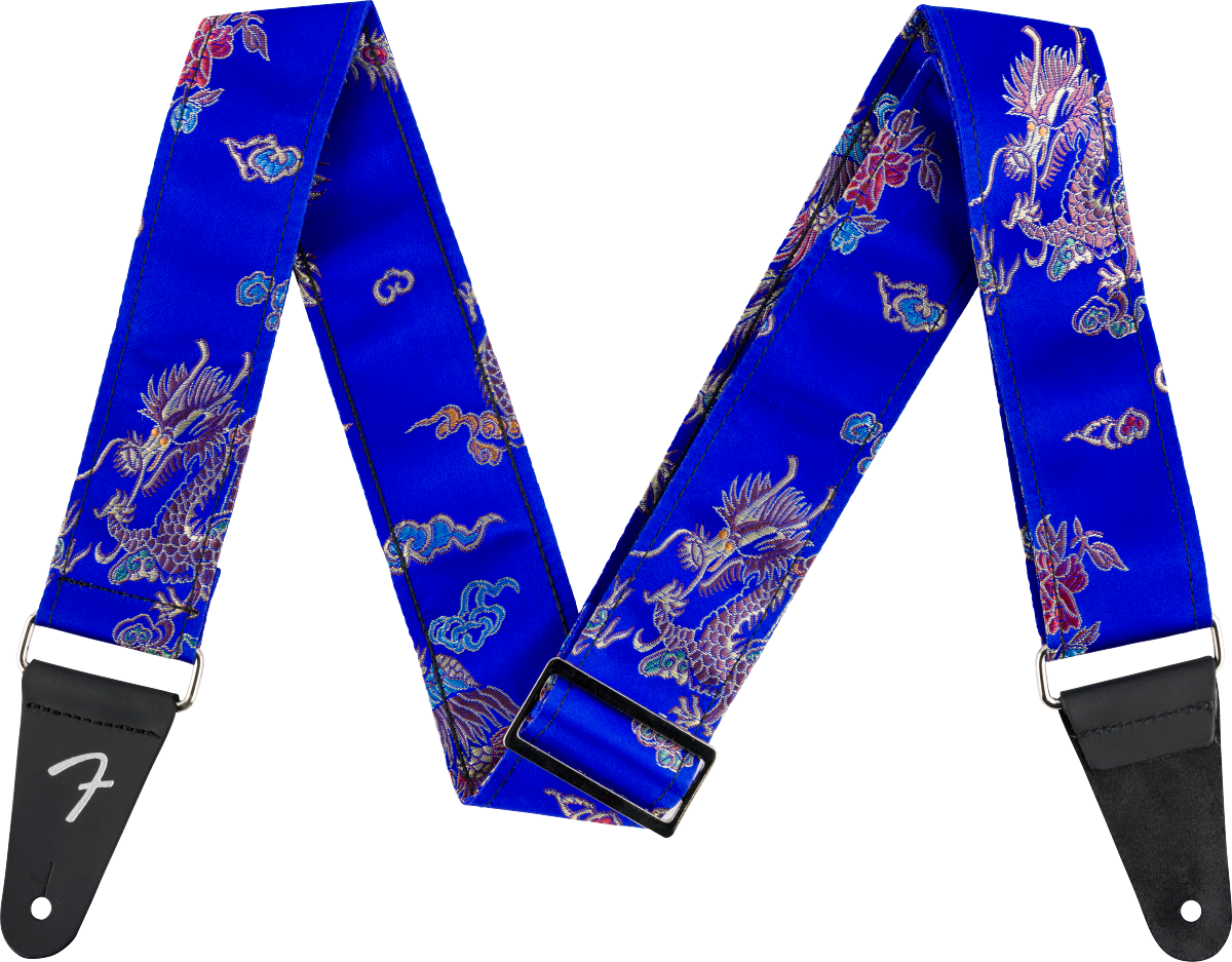Fender Satin Dragon Strap - Royal Blue