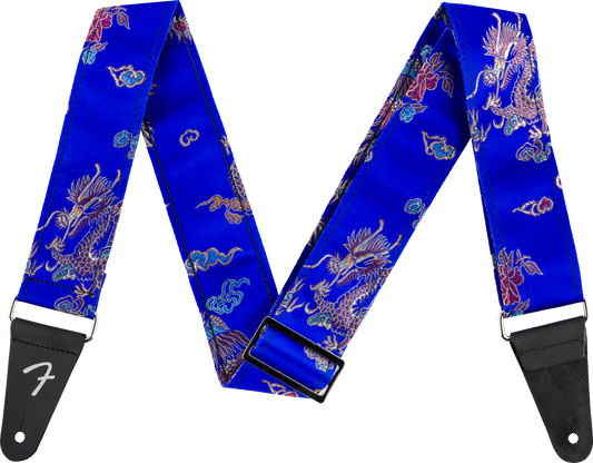 Fender Satin Dragon Strap - Royal Blue