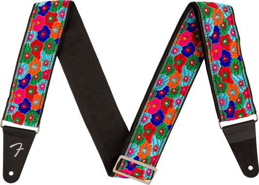 Fender Wild Bloom Strap - Blue
