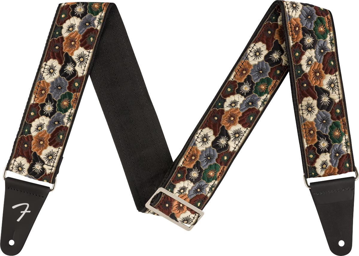 Fender Wild Bloom Strap - Brown