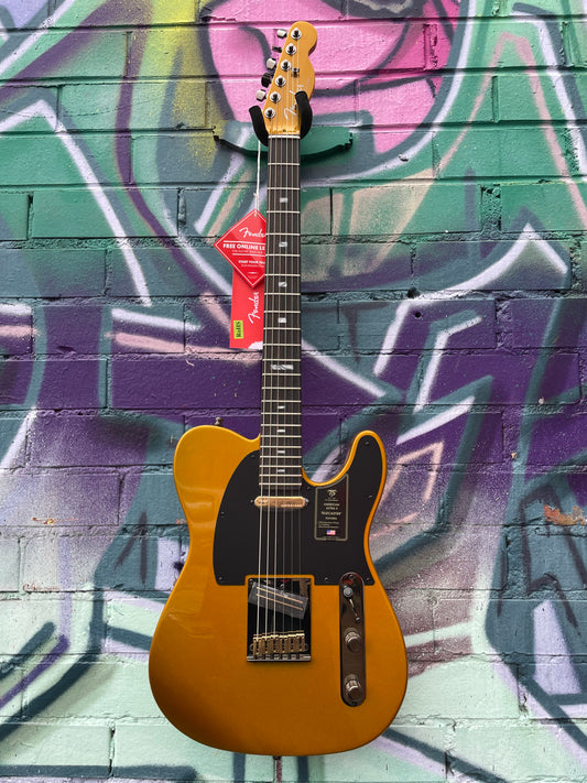 Fender 75th Anniversary American Ultra II Telecaster Electric Guitar - Liquid Gold