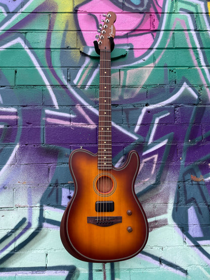 Fender Acoustasonic Standard Telecaster Electric Guitar - Honey Burst
