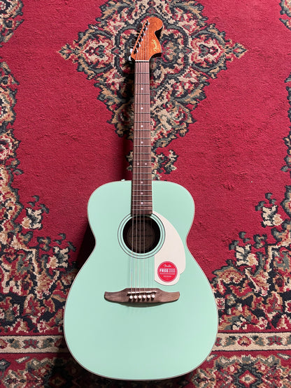 Fender California Standard Monterey E Electric Acoustic Guitar - Surf Green