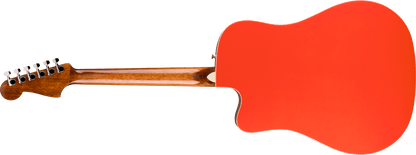 Fender California Standard Redondo CE Electric Acoustic Guitar - Fiesta Red