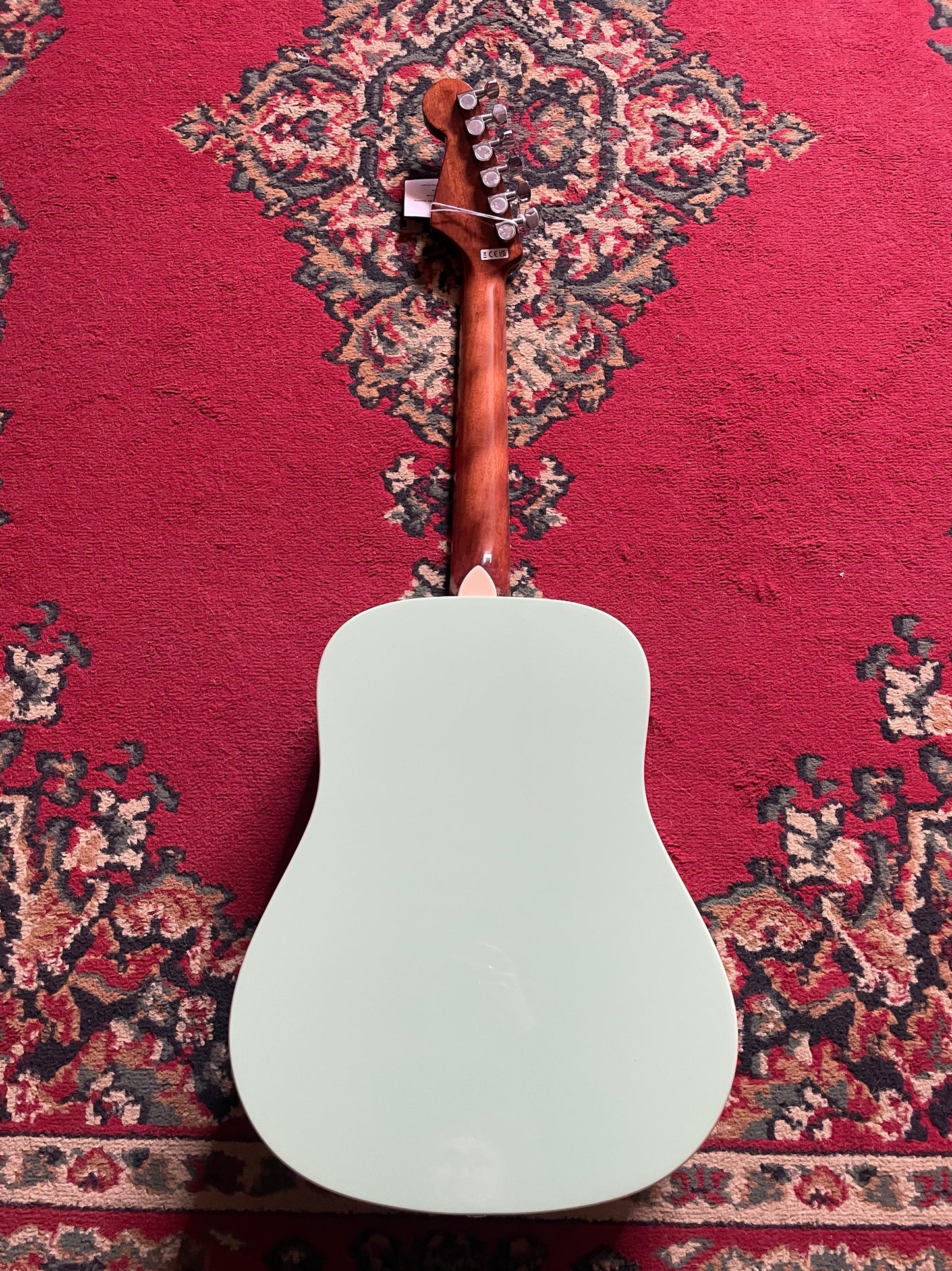 Fender California Standard Redondo Mini Acoustic Guitar with Bag - Surf Green