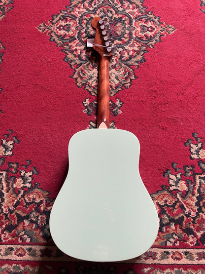 Fender California Standard Redondo Mini Acoustic Guitar with Bag - Surf Green