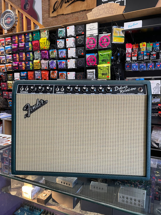 Fender Limited Edition '65 Deluxe Reverb Combo Amplifier - British Racing Green