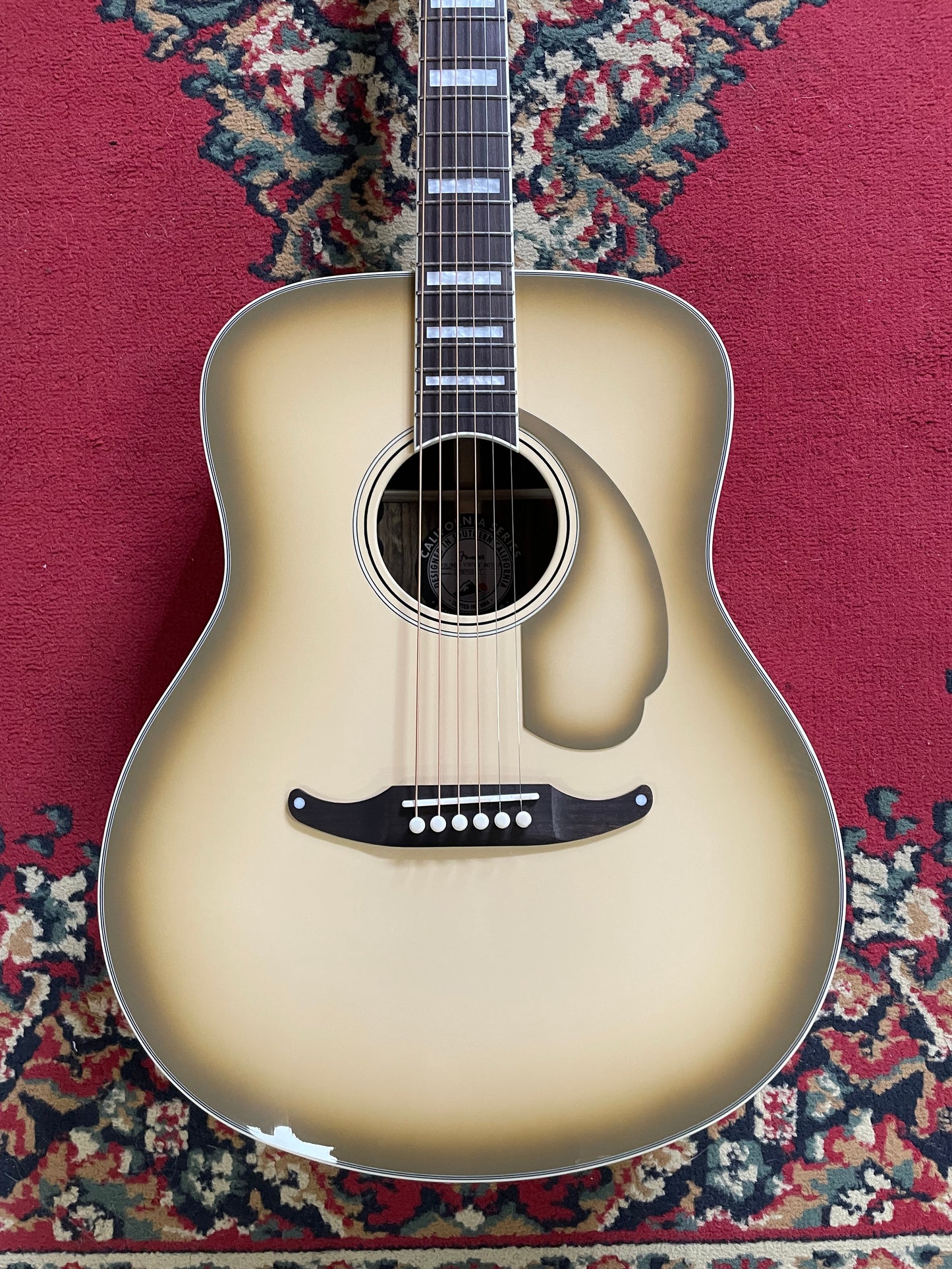 Fender Limited Edition California Vintage Palomino Acoustic/Electric Guitar w/ Case – Antigua