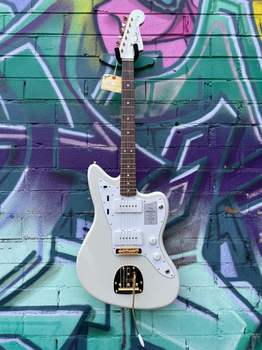 Fender MIJ Traditional 60s Jazzmaster Electric Guitar - White Pearl