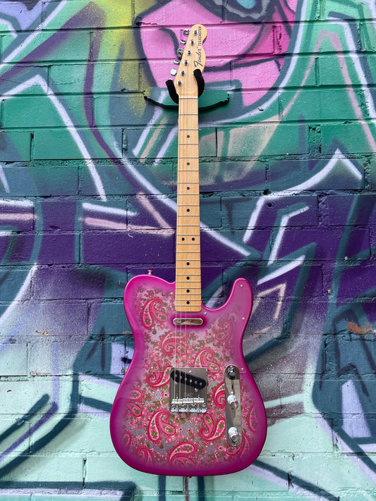 Fender Made in Japan Limited Edition Telecaster Electric Guitar - Pink Paisley