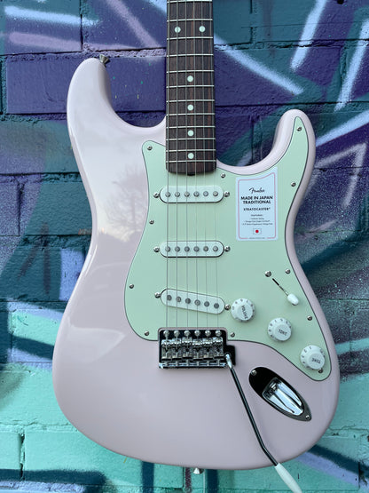 Fender Made in Japan Traditional '60s Stratocaster Electric Guitar - Shell Pink
