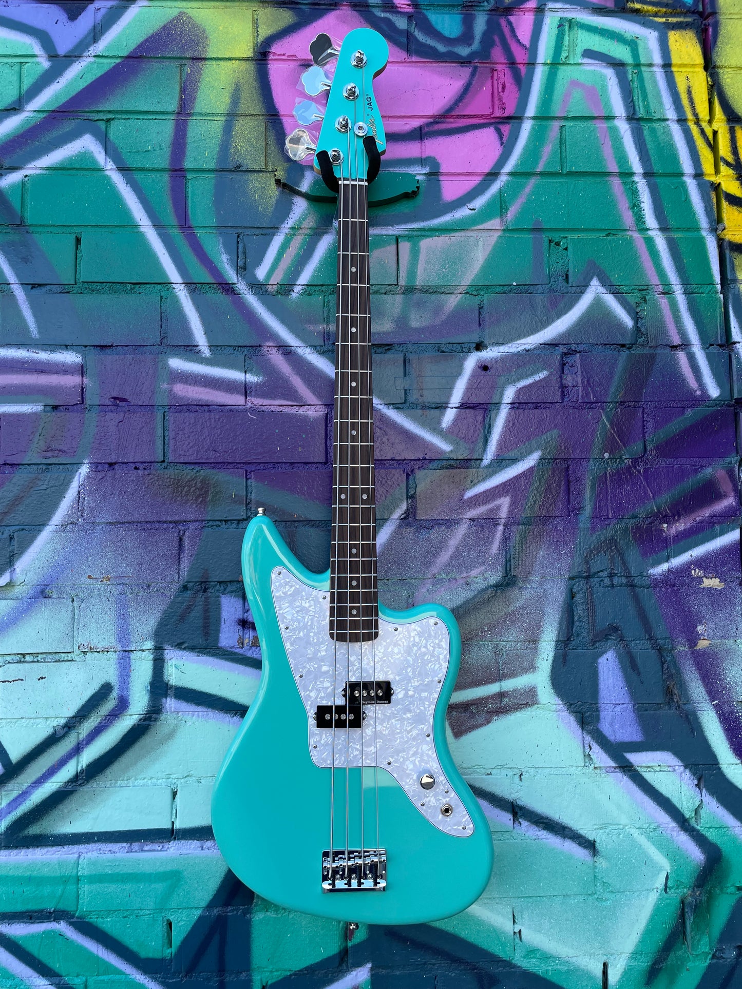 Fender Mark Hoppus Signature Jaguar Bass - Sea Foam Green