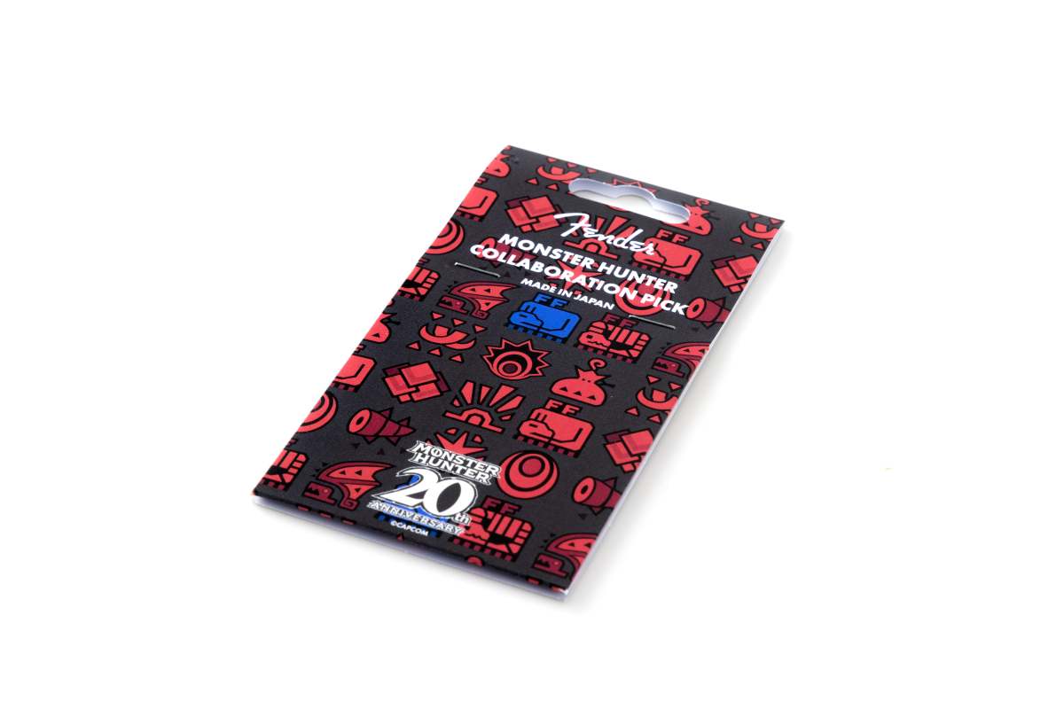 Fender Monster Hunter Collaboration Picks Rathalos Pack