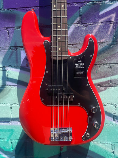 Fender Player II Precision Bass - Coral Red