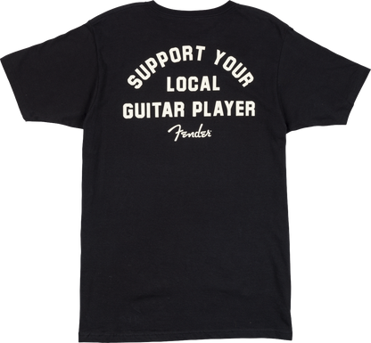 Fender Support Your Local Guitar Player T-Shirt - Black