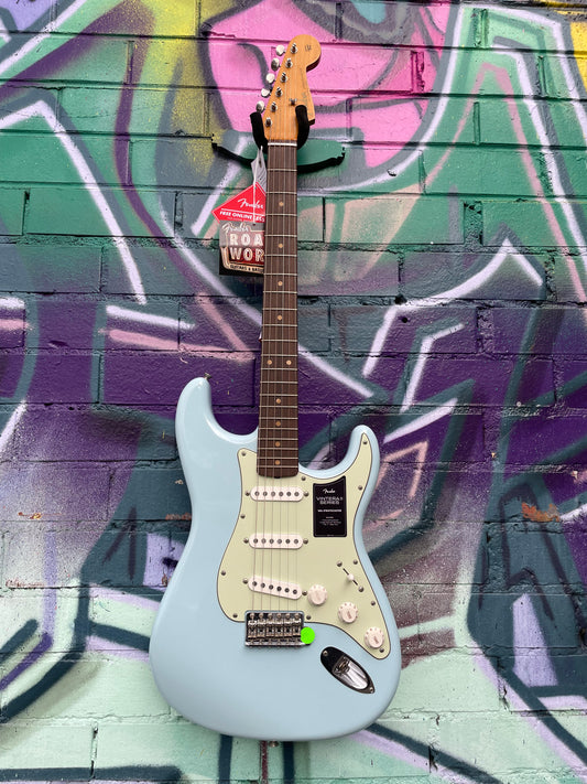 Fender Vintera II Road Worn 60s Stratocaster Electric Guitar - Sonic Blue