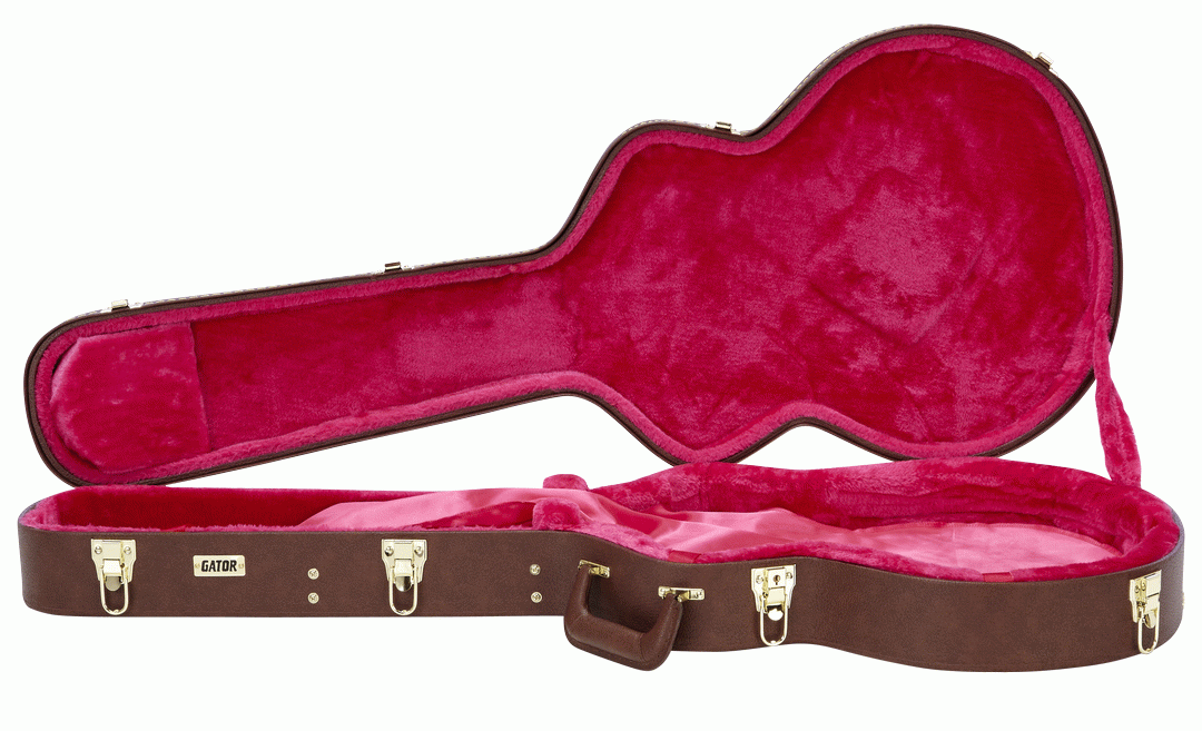 Gator GW-335 Brown Deluxe Wood Electric Guitar Case