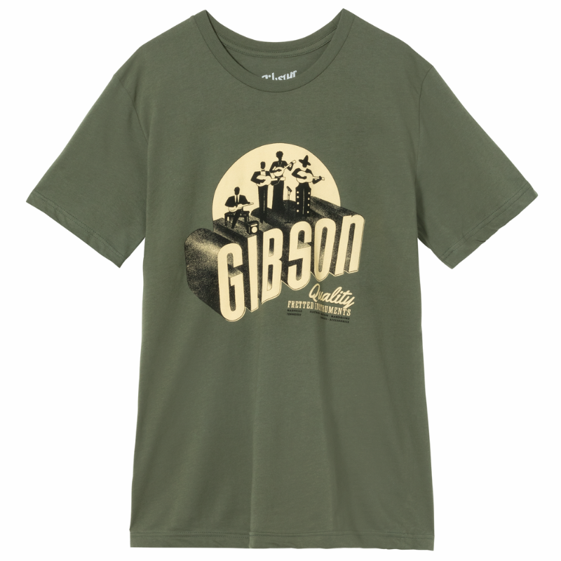 Gibson The Band Tee - Army Green