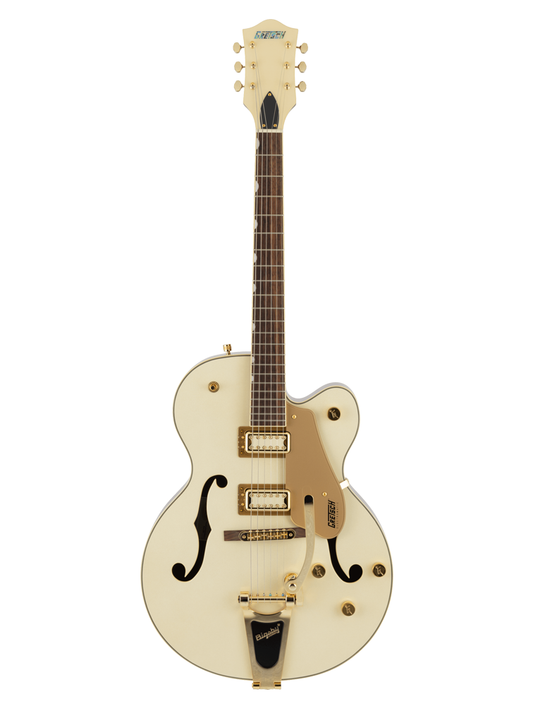 Gretsch G5420TG Electromatic Pristine LTD Hollow Body Single-Cut with Bigsby Electric Guitar - White Gold