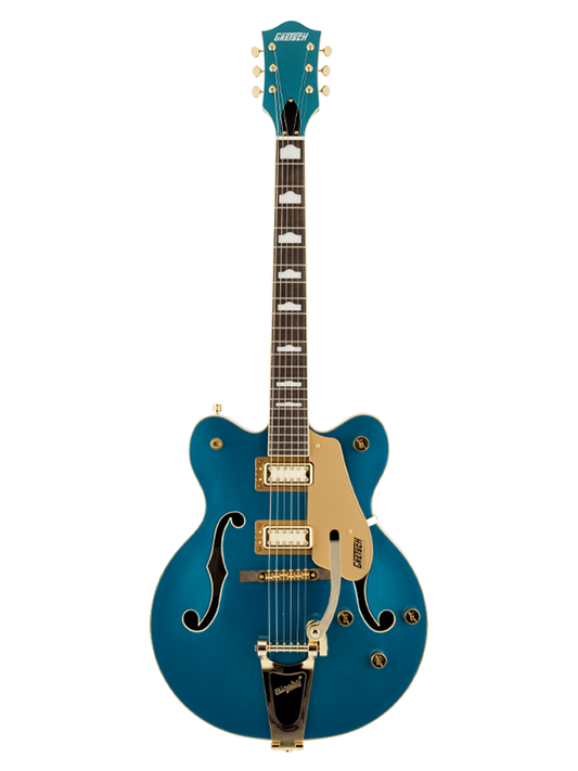 Gretsch G5422TG Electromatic™ Pristine LTD Hollow Body Double-Cut with Bigsby Electric Guitar - Petrol Blue
