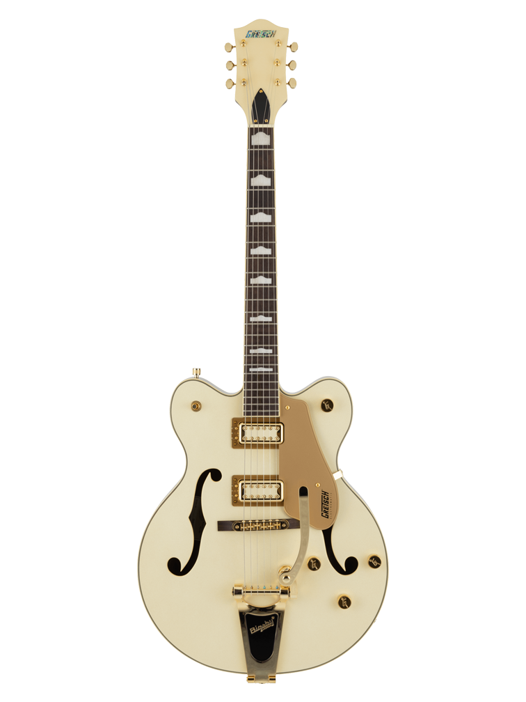 Gretsch G5422TG Electromatic™ Pristine LTD Hollow Body Double-Cut with Bigsby Electric Guitar - White Gold