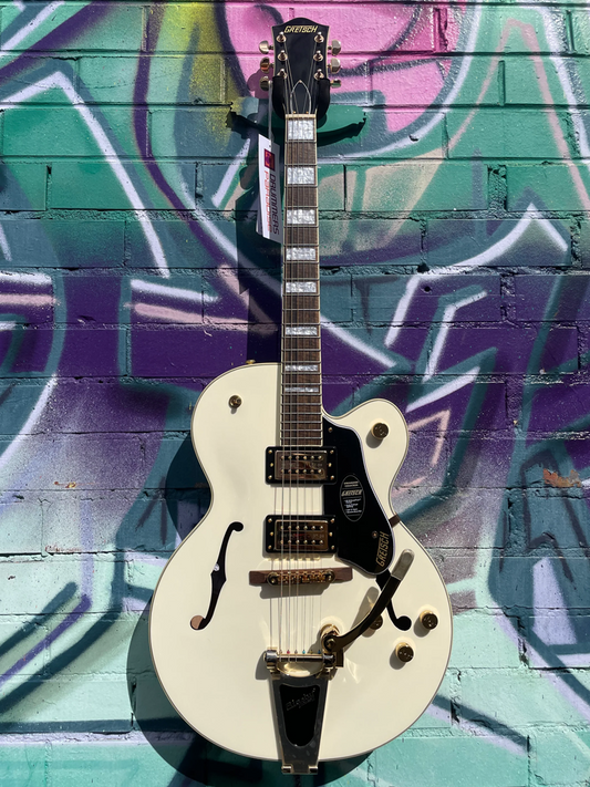 Gretsch G2420TG Streamliner Hollow Body Electric Guitar Bigsby Limited Edition - Vintage White