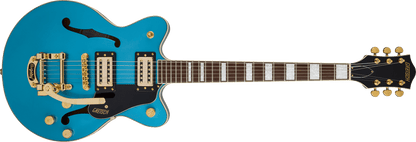 Gretsch G2655TG Streamliner Center Block Jr. Double-Cut with Bigsby LTD Electric Guitar - Riviera Blue
