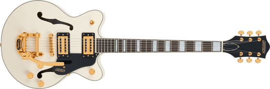 Gretsch G2655TG Streamliner Center Block Jr. Double-Cut with Bigsby LTD Electric Guitar - Vintage White